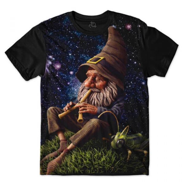 Camiseta Gnomo das Galáxias