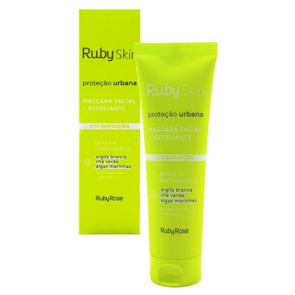 Máscara Facial + Esfoliante Ruby Skin