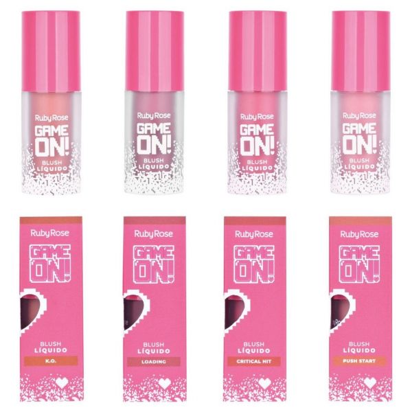 BLUSH LIQUIDO GAME ON RUBY ROSE
