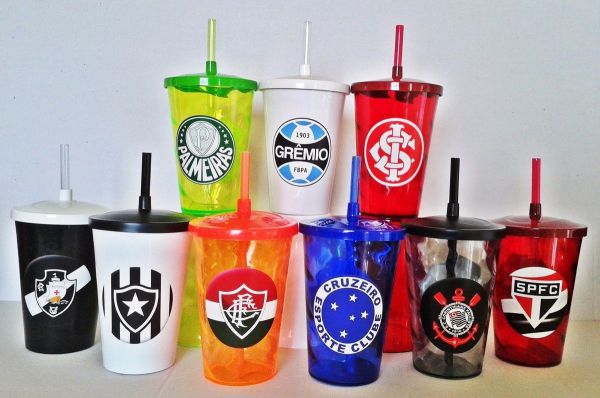 COPO ACRILICO COM TAMPA PERSONALIZADO