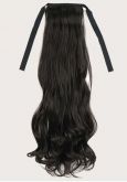 Extensão de cabelo longo com rabo de cavalo cacheado