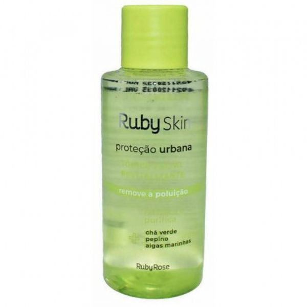TÔNICO FACIAL REVITALIZANTE PROTEÇÃO URBANA RUBY SKIN
