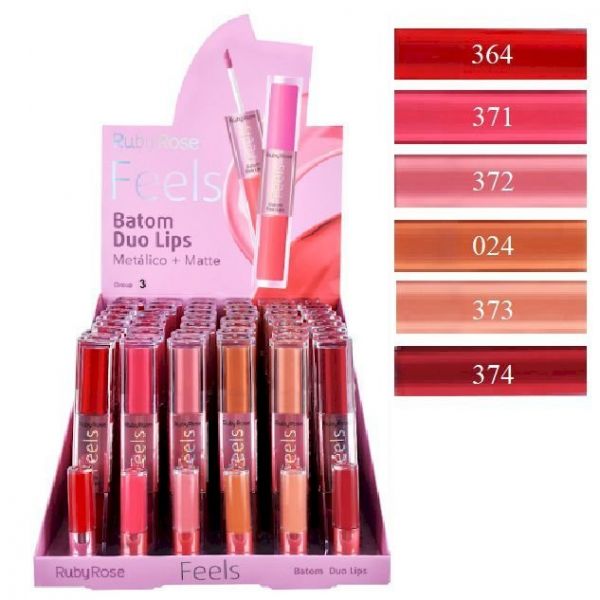 BATOM DUO LIPS FEELS RUBY ROSE